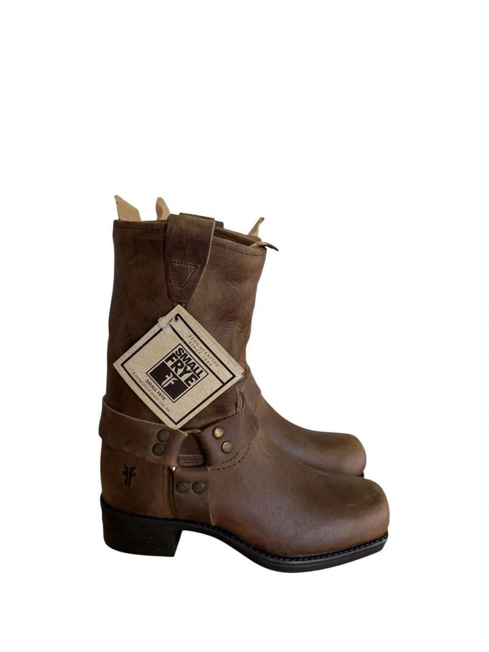 Frye NEW Youth Vintage Small Frye Pull On Harness Boots Size 12.5 #267056